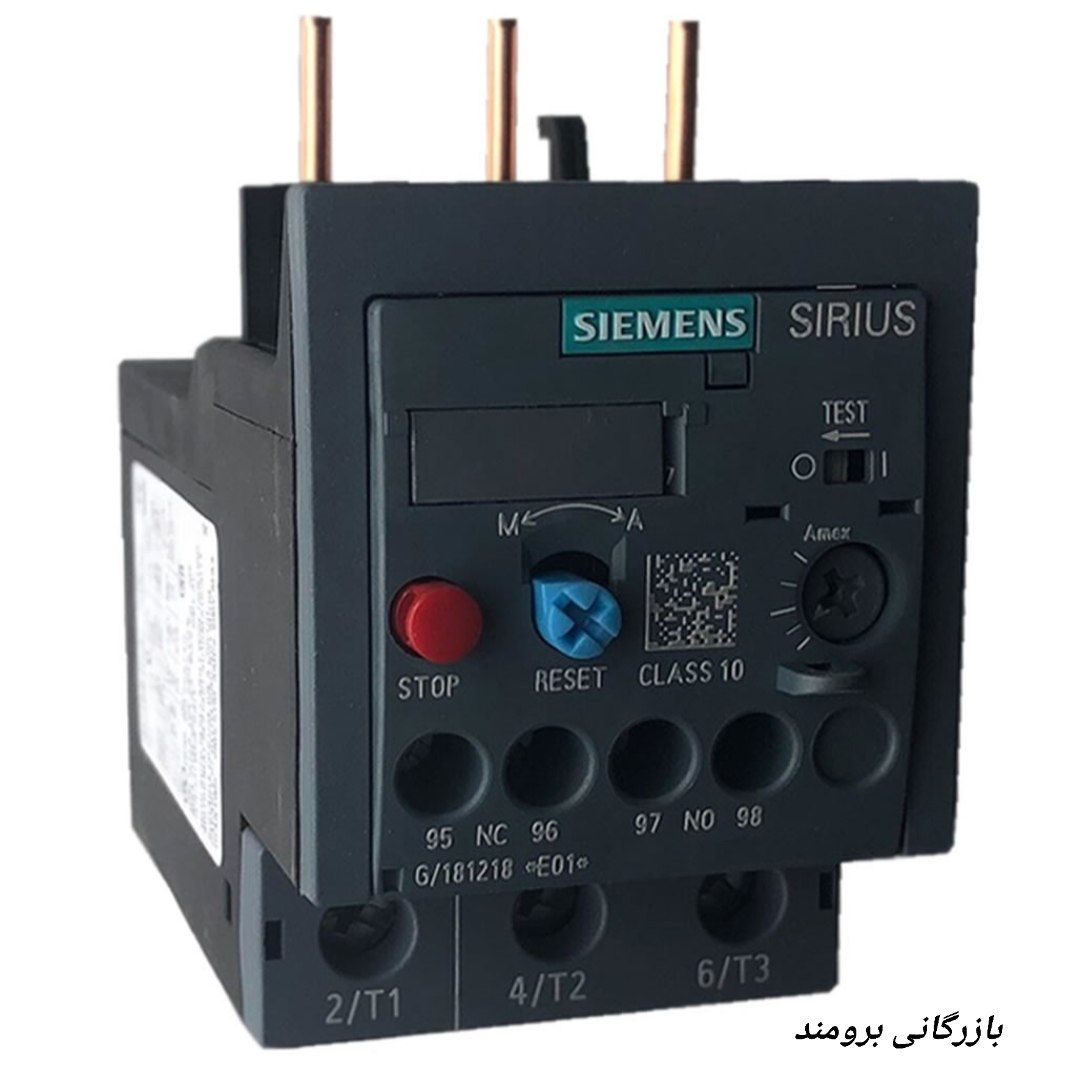 Siemens Bimetal Overload Relay, 80–100 A, Size S3 بیمتال زیمنس 80 الی 100 آمپر سایز S3