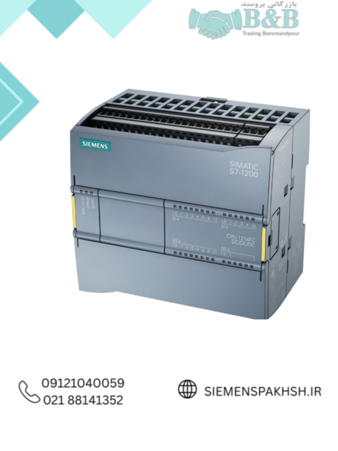 پی ال سی زیمنس کد 6ES7215-1HF40-0XB0